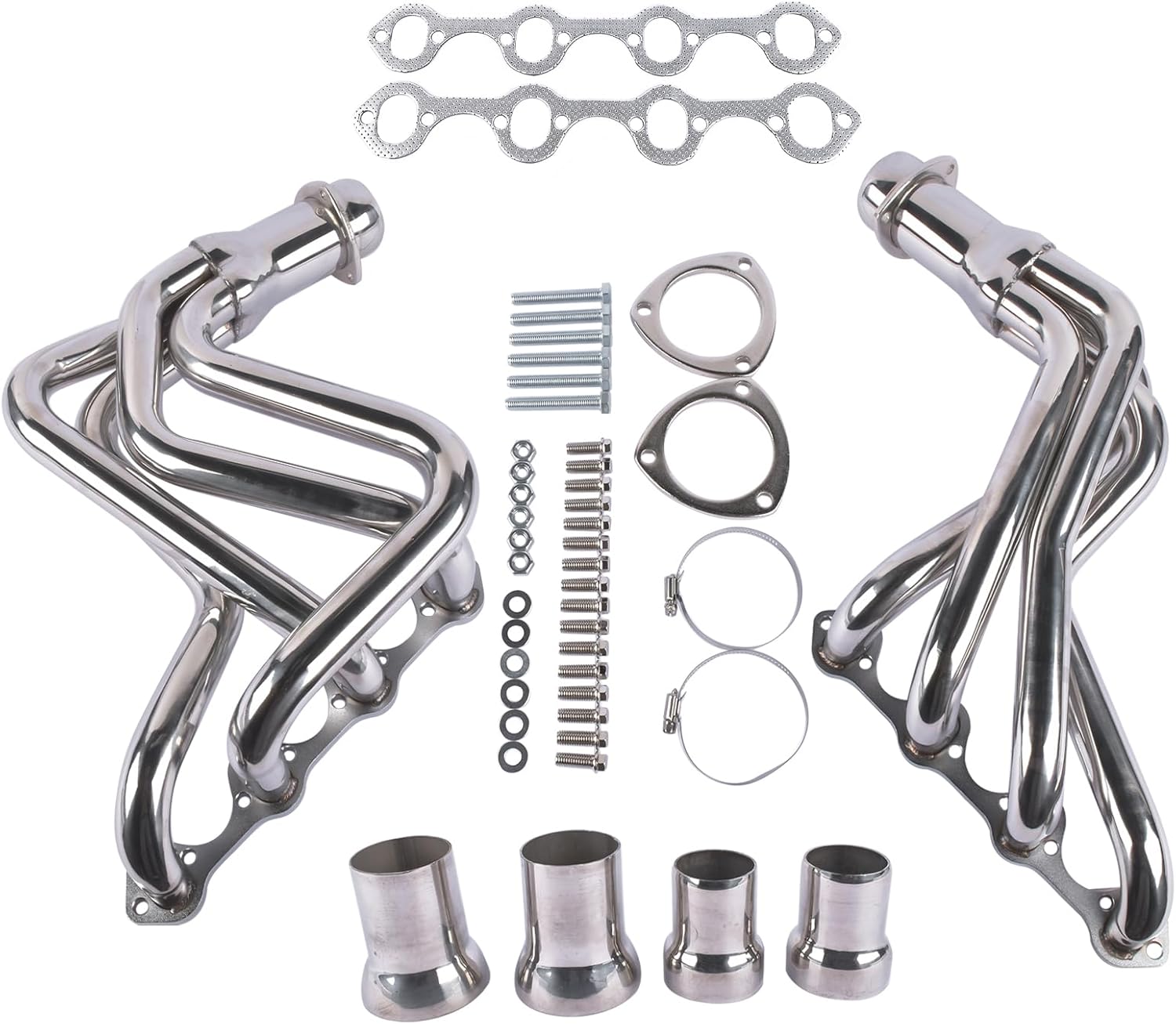 Stainless Steel Performance Exhaust Header Manifold For Ford F100 F-100 RWD 302W 5.0L V8,1969 1970 1971 1972 1973 1974 1975 1976 1977 1978 1979，RWD
