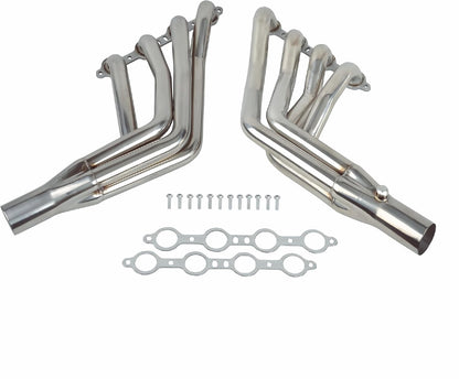 Exhaust Headers kit For Chevy LS 1967-1974 (LS1, LS2, LS3，LS6) 1-7/8" / 3",1967 1968 1969 1970 1971 1972 1973 1974 Chevy LS1 LS2 LS LS6 Exhaust Header Manifolds Stainless Steel