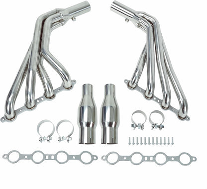 Exhaust Header kit For 2010-2015 Chevy Camaro SS LS3 6.2 V8，2010 2011 2012 2013 2014 2015 Chevy Camaro Exhaust Headers Manifold
