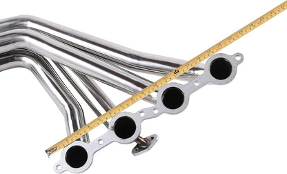 Stainless Steel Performance Exhaust Header Manifold For 1997-2004 Chevy Corvette 5.7L V8 Long Tube 1-7/8"，1997 1998 1999 2000 2001 2002 2003 2004