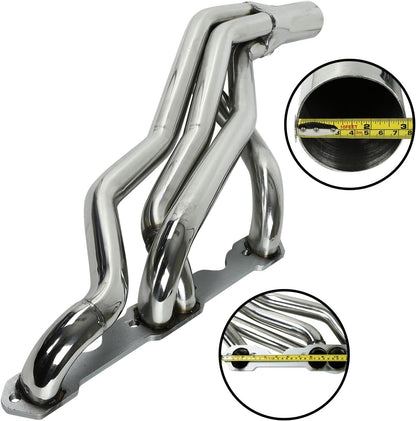 Stainless Steel Performance Exhaust Header Manifold For 1993-1997 Chevrolet Chevy Camaro & Pontiac Firebird 5.7L LT1 V8，1993 1994 1995 1996 1997