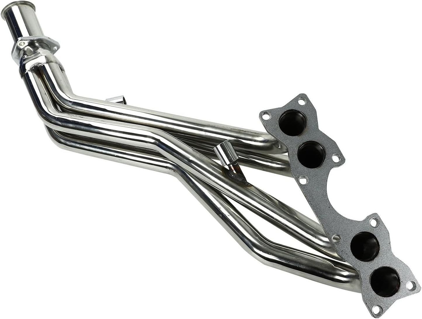 Stainless Steel Exhaust Header Manifold For Nissan D21 Pickup Truck 2.4L Engine Tubular 1990 1991 1992 1993 1994 1995，4WD