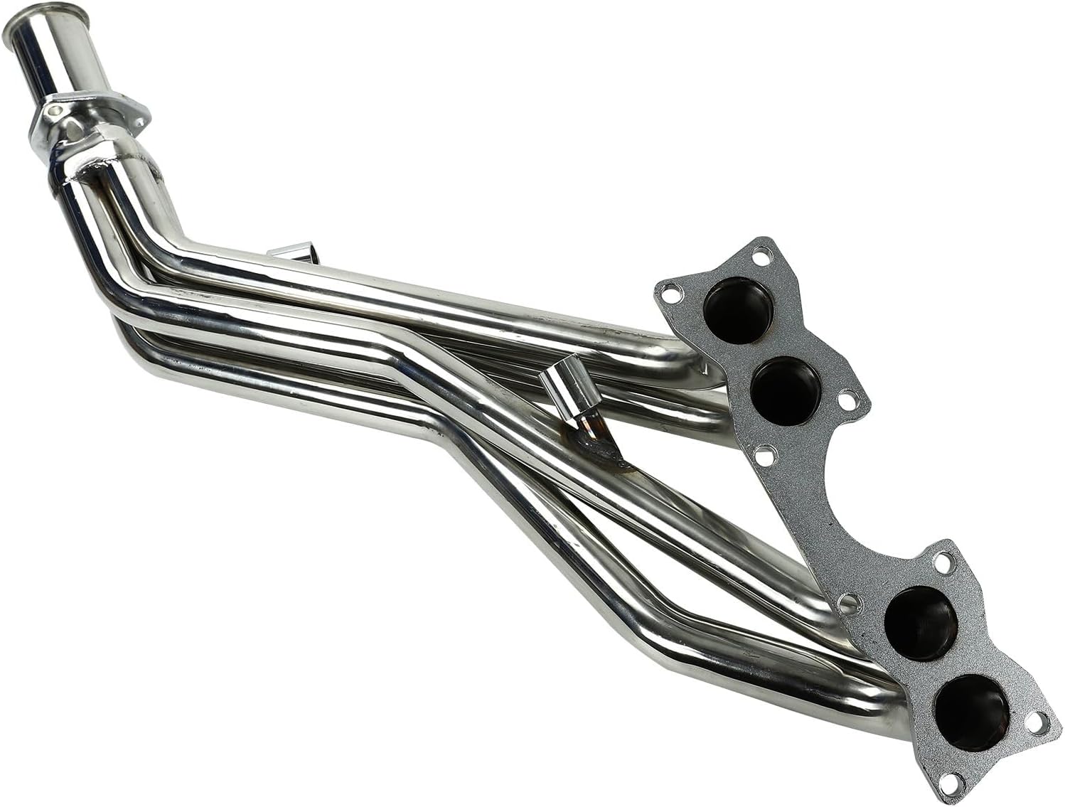Stainless Steel Exhaust Header Manifold For Nissan D21 Pickup Truck 2.4L Engine Tubular 1990 1991 1992 1993 1994 1995，4WD