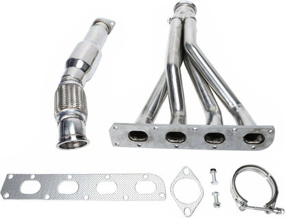 Exhaust Header kit For Chevy Coblat SS & Saturn Ion-2 Red Line 2005-2007 2.0L S/C LSJ，2005 2006 2007 Saturn Ion-2 Red Line & Chevy Coblat SS Exhaust Manifold Headers