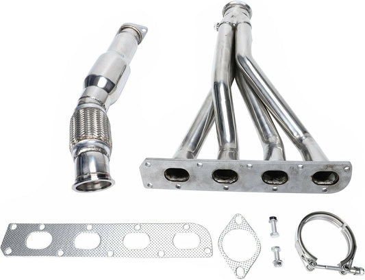 Exhaust Header kit For Chevy Coblat SS & Saturn Ion-2 Red Line 2005-2007 2.0L S/C LSJ，2005 2006 2007 Saturn Ion-2 Red Line & Chevy Coblat SS Exhaust Manifold Headers