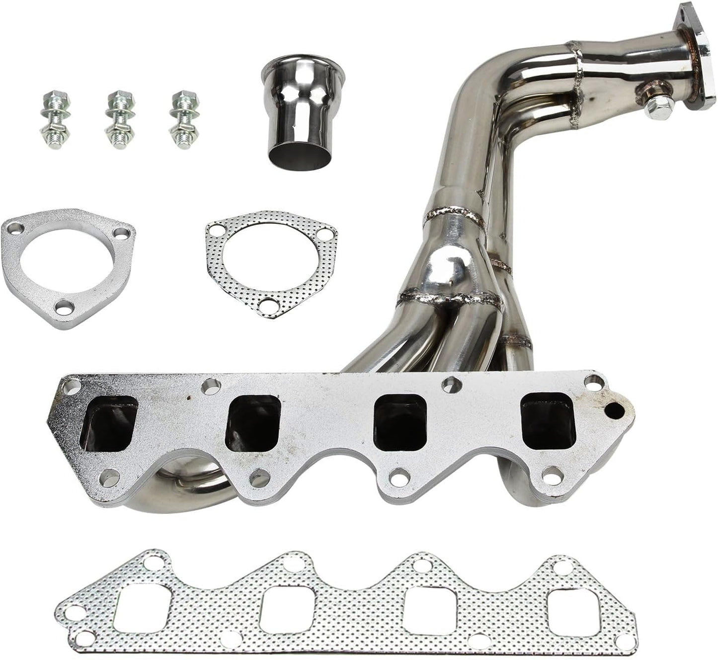 Stainless Steel Performance Exhaust Header Manifold For Suzuki Samurai 1985-1995 1.3L，Suzuki Sidekick 1989-1994 1.6L，Geo Tracker 1989-1994 1.6L, 8-Valve