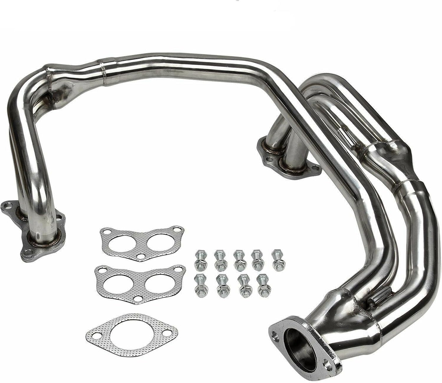 Stainless Steel Performance Exhaust Header Manifold For Subaru Impreza RS EJ25 2.5L Non-Turbo 1997 1998 1999 2000 2001 2002 2003 2004 2005