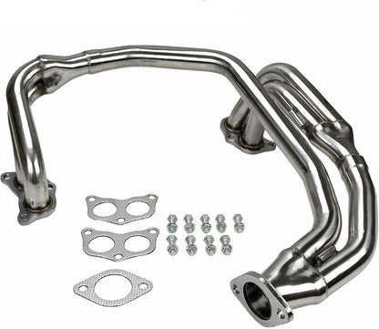 Stainless Steel Performance Exhaust Header Manifold For Subaru Impreza RS EJ25 2.5L Non-Turbo 1997 1998 1999 2000 2001 2002 2003 2004 2005