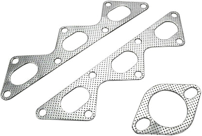 Stainless Steel Performance Exhaust Header Manifold For 1991-1999 Mitsubishi 3000GT V6；For 1991-1996 Dodge Stealth V6；3.0L 6G72 V6；