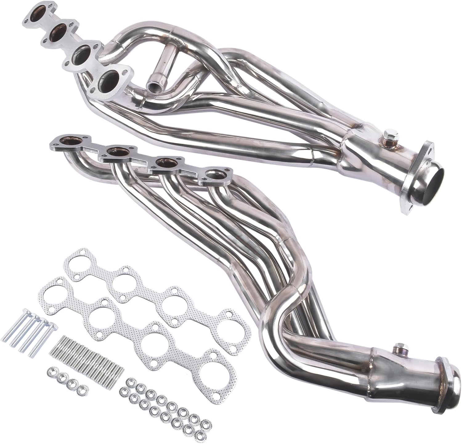 Stainless Steel Performance Exhaust Header Manifold For Ford Mustang/Mustang GT 4.6L V8 SOHC 1996 1997 1998 1999 2000 2001 2003 2004