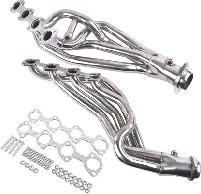 Stainless Steel Performance Exhaust Header Manifold For Ford Mustang/Mustang GT 4.6L V8 SOHC 1996 1997 1998 1999 2000 2001 2003 2004