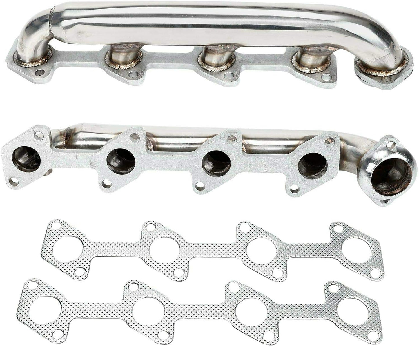 Exhaust Manifold Header For Ford F250 F350 6.0 2003-2007，2002 2003 2004 2005 2006 Ford F250 F350 Exhaust Manifold Headers
