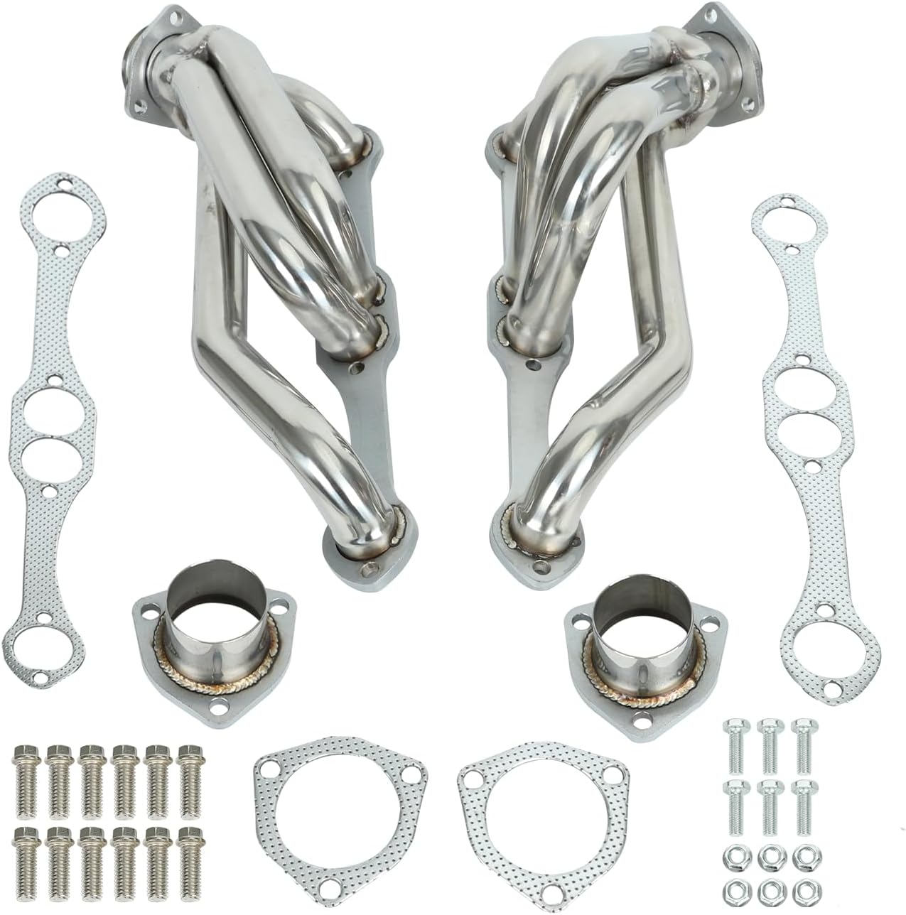 Exhaust Headers For Chevy Small Block Blazer S10 S15 2WD，283, 302, 305, 307, 327, 350, 400，TH350 Auto Transmissions，283, 302, 305, 307, 327, 350, 400 Exhaust Manifold Header