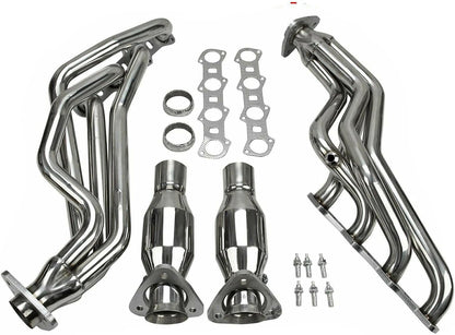 Stainless Steel Performance Exhaust Header Manifold For Ford F-150 F150 Pickup 5.4L V8 1999 2000 2001 2002 2003 2004