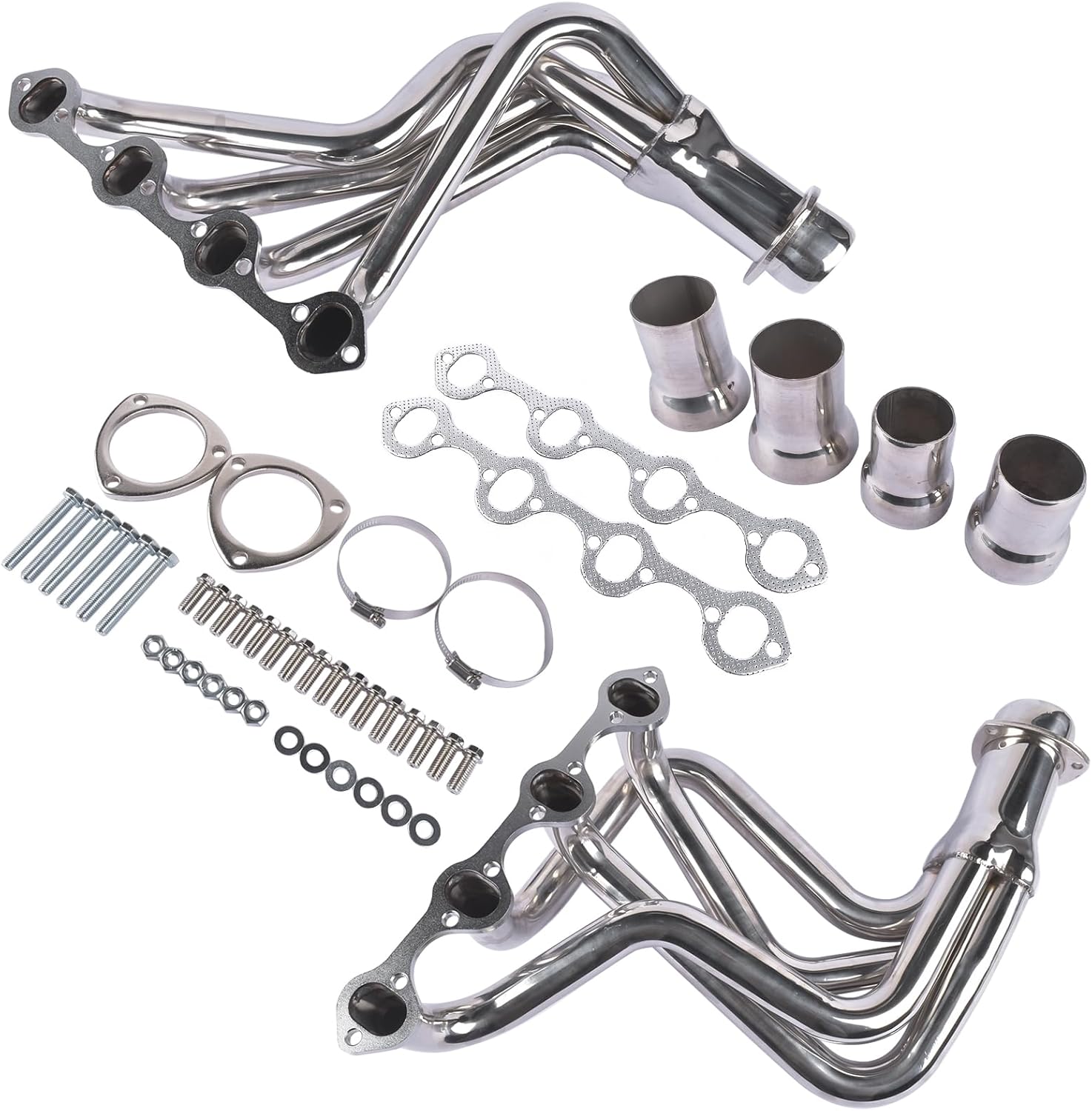 Stainless Steel Performance Exhaust Header Manifold For Ford F100 F-100 RWD 302W 5.0L V8,1969 1970 1971 1972 1973 1974 1975 1976 1977 1978 1979，RWD