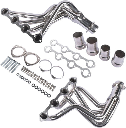 Stainless Steel Performance Exhaust Header Manifold For Ford F100 F-100 RWD 302W 5.0L V8,1969 1970 1971 1972 1973 1974 1975 1976 1977 1978 1979，RWD