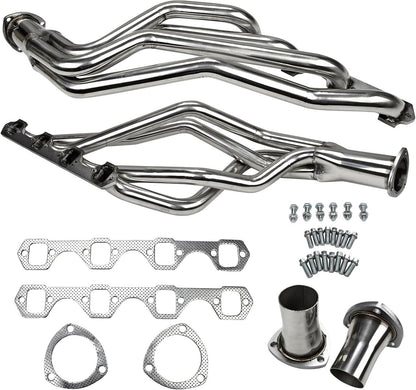 Stainless Steel Performance Exhaust Header Manifold For Ford Mustang SBF 289 302 351，1964 1965 1966 1967 1968 19681969 1970 ；1964-1970 SB Windsor Mustang