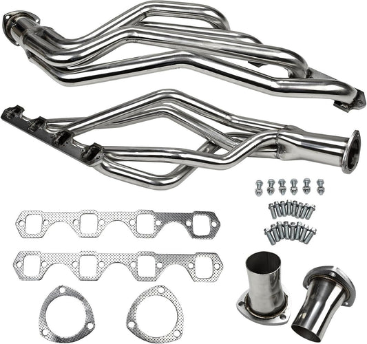 Stainless Steel Performance Exhaust Header Manifold For Ford Mustang SBF 289 302 351，1964 1965 1966 1967 1968 19681969 1970 ；1964-1970 SB Windsor Mustang