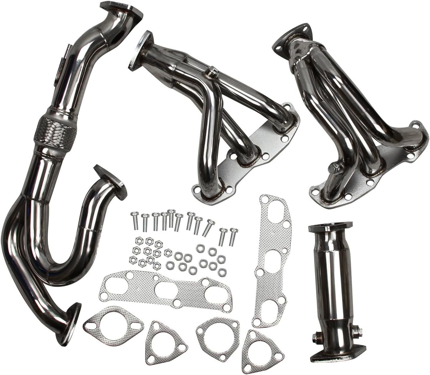 Stainless Steel Performance Exhaust Header Manifold For Nissan Altima VQ35DE V6 3.5L 2002-2006 Manual Models,2003,2004,2005