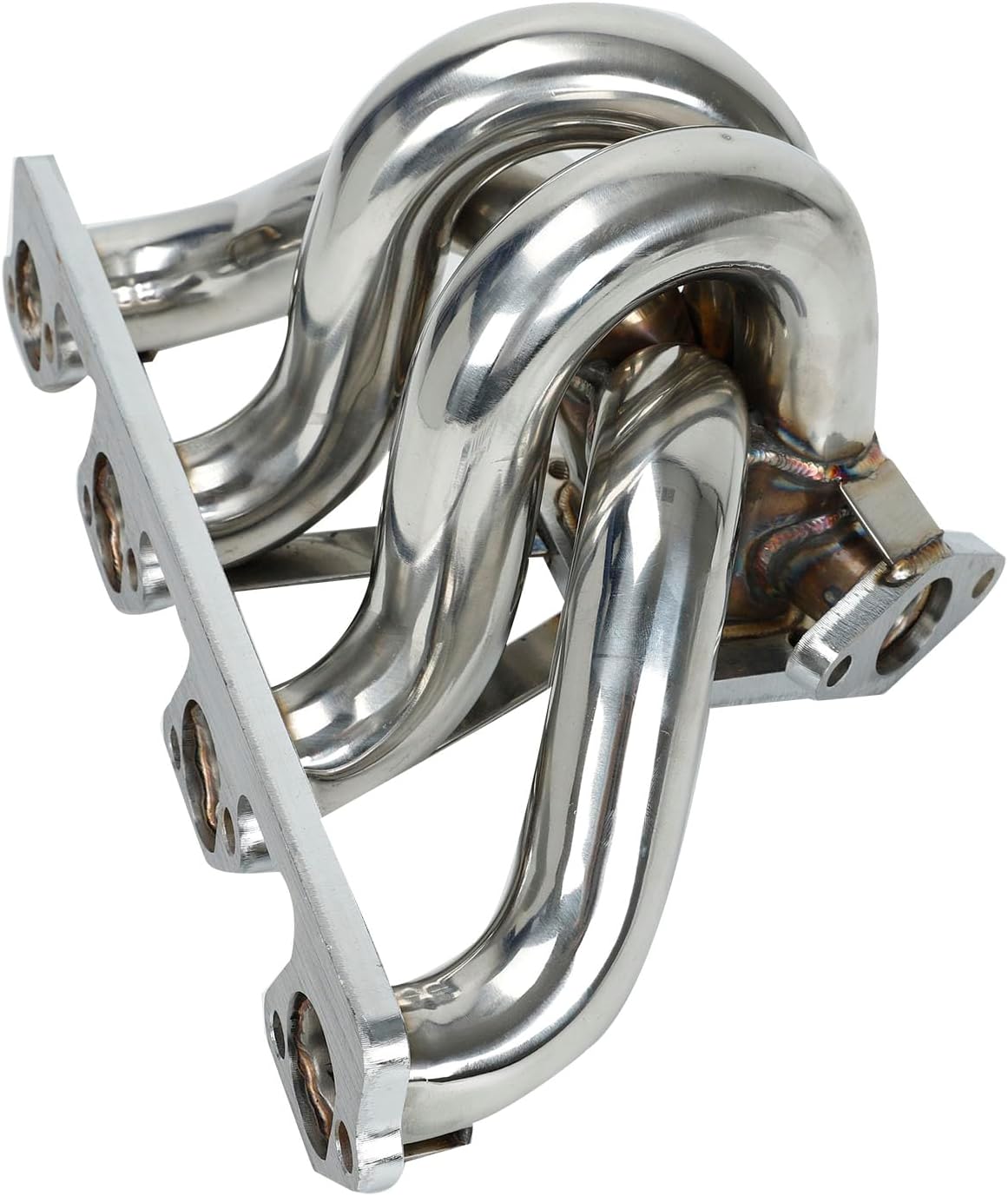Stainless Steel Performance Exhaust Header Manifold For 1979-1986 Ford Mustang 2.3L Turbocharged & 1984-1986 Ford Mustang SVO 2.3L & 1983-1988 Ford Thunderbird Turbo Coupe 2.3L ，XR4Ti