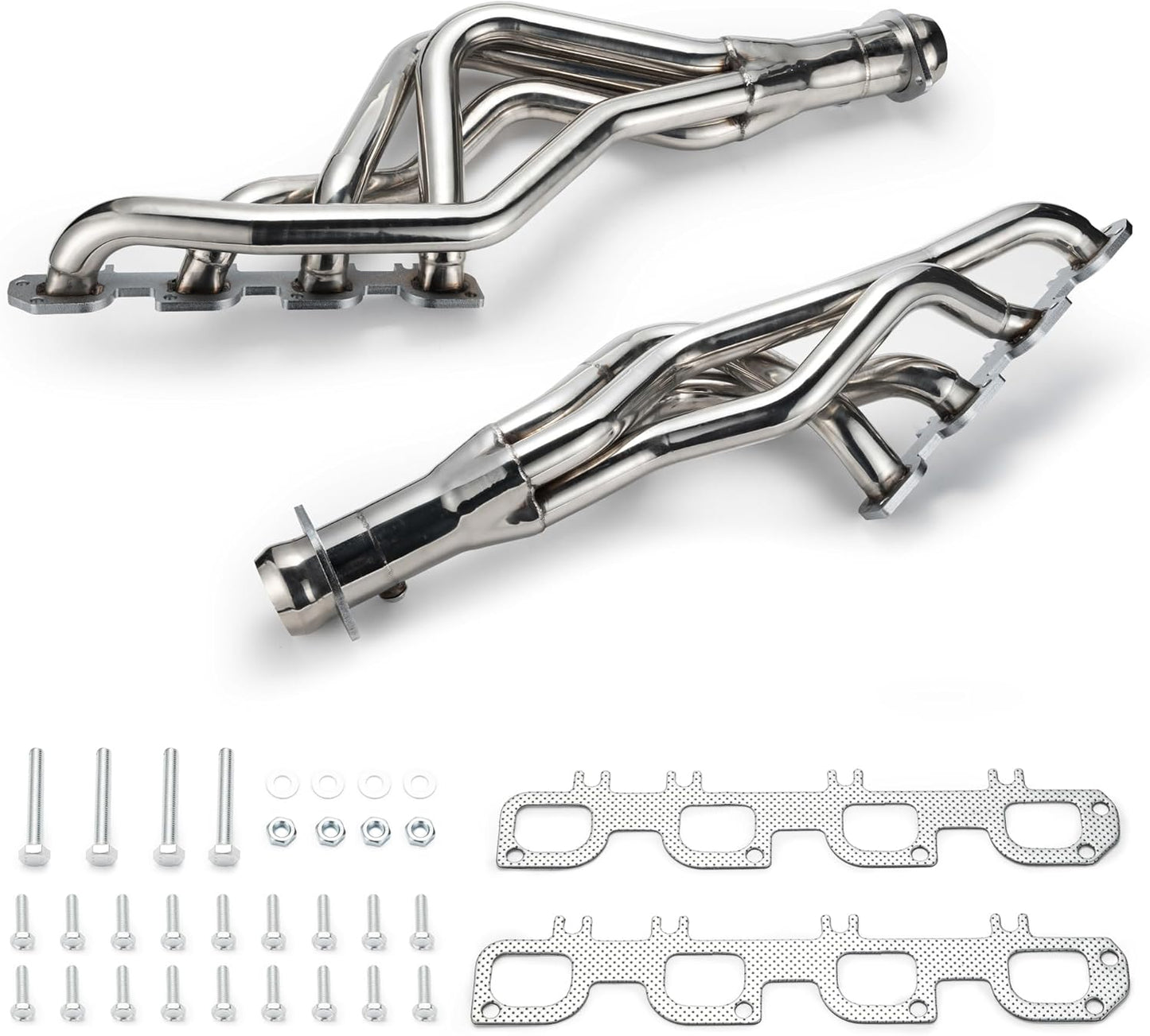 Stainless Steel Exhaust Header Manifold For Ram 1500 5.7L HEMI Engines ，2009 2010 2011 2012 2013 2014 2015 2016 2017 2018