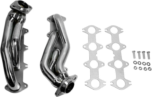 Stainless Steel Performance Shorty Exhaust Header Manifold For Ford F150 5.4L Heritage V8 2004 2005 2006 2007 2008 2009 2010