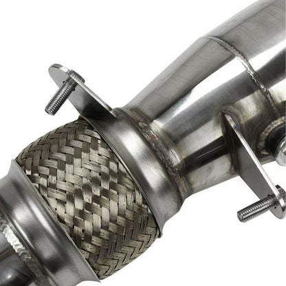 Exhaust Pipe Kit For 2012-2016 BMW 228i 328i 330i 428i，N20 2.0L / F30 L4 2.0L，2012 2013 2014 2015 2016 BMW 228i/328i/330i/428i Exhaust Header Manifold Pipes