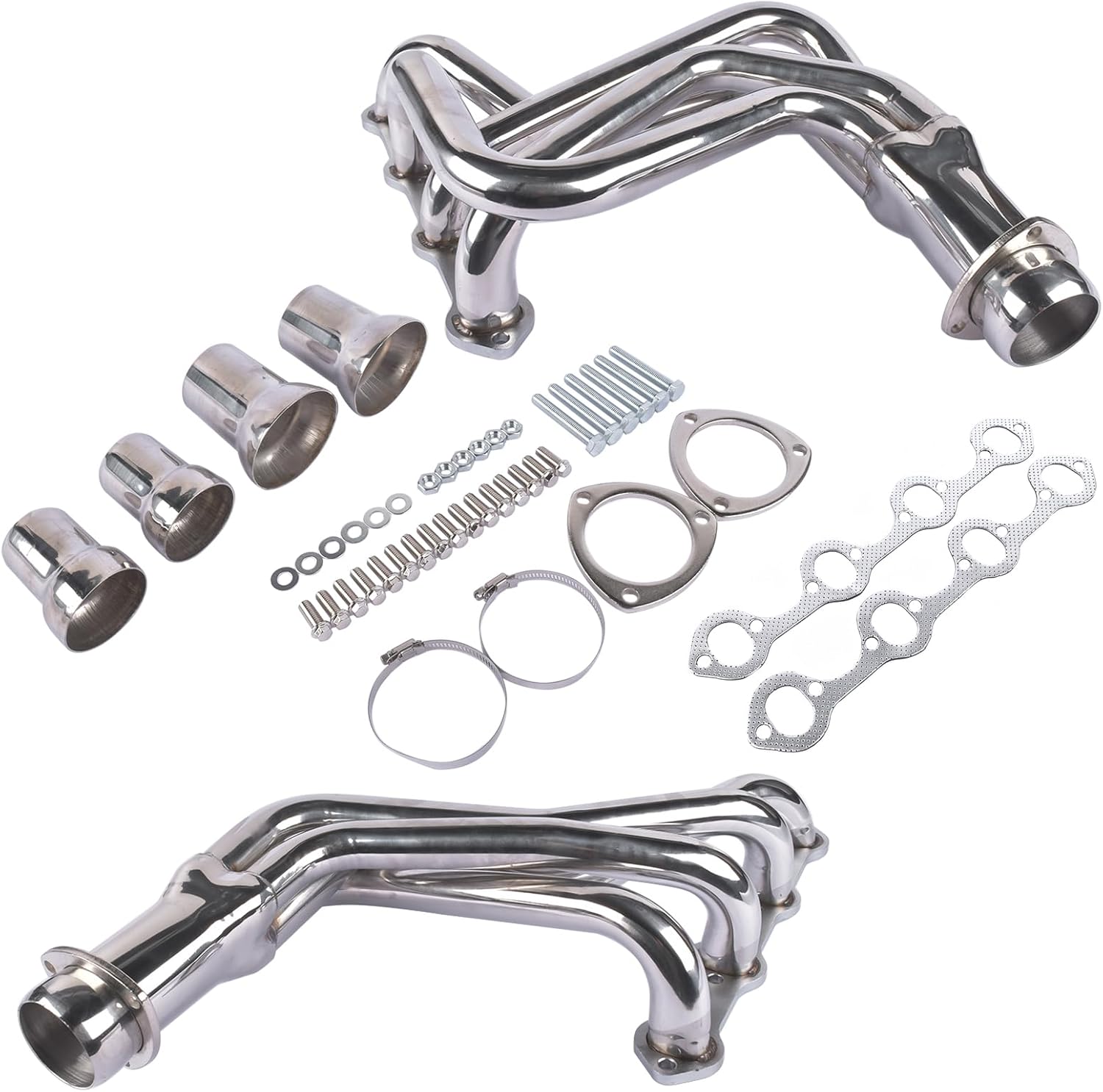 Stainless Steel Performance Exhaust Header Manifold For Ford F100 F-100 RWD 302W 5.0L V8,1969 1970 1971 1972 1973 1974 1975 1976 1977 1978 1979，RWD