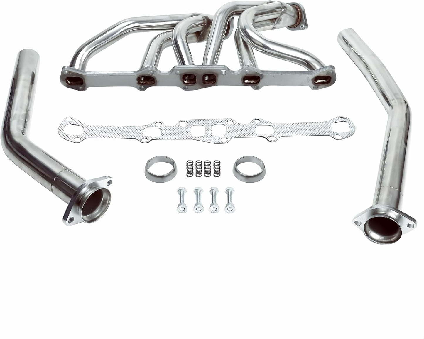Exhaust Headers kit For FORD & MERCURY L6 144/170/200/250 2.4L, 2.8L 3.3L，Bronco/Econoline/Fairmont/Falcon/Granada/LTD/Ranchero/Thunderbird & Capri/Comet/Cougar/Marquis/Zephyr Stainless Steel
