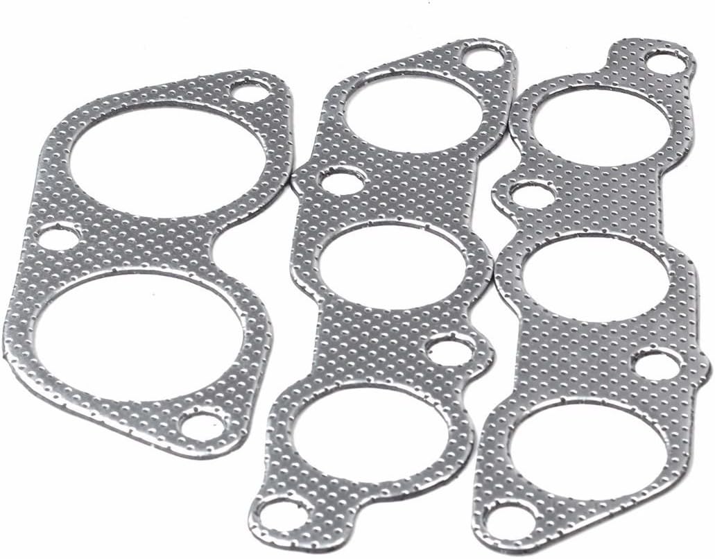 Stainless Steel Exhaust Manifold Header For Lexus IS300 2001-2005，Compatible With IS300 ALTEZZA XE10 JCE10 3.0L 3-2 L6 2JZ-GE，Sliver