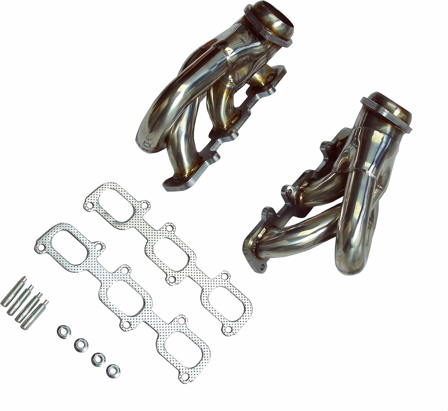 Exhaust Headers kit For for 2011-2017 Ford Mustang 3.7L V6，2011 2012 2013 2014 2015 2016 2017 Ford Mustang Exhaust Header Manifolds Stainless Steel