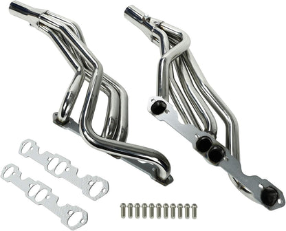 Stainless Steel Performance Exhaust Header Manifold For 1993-1997 Chevrolet Chevy Camaro & Pontiac Firebird 5.7L LT1 V8，1993 1994 1995 1996 1997