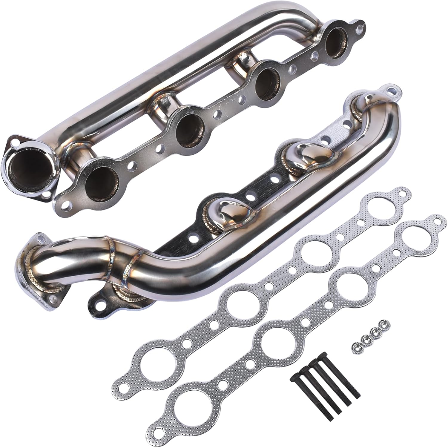 Stainless Steel Performance Exhaust Header Manifold For Ford F250 F350 F450 7.3L V8;1997 1998 1999 2000 2001 2002 2003