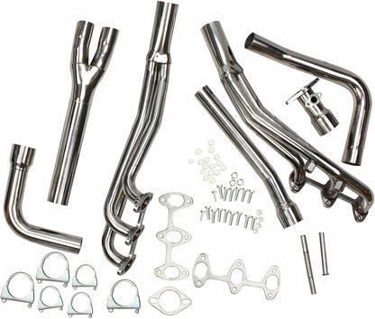 Exhaust Headers kit For 1988-1995 Toyota 4Runner Pickup 3.0L V6，1988 1989 1990 1991 1992 1993 1994 1995 Toyota 4-Runner Exhaust Headers Manifold Stainless Steel