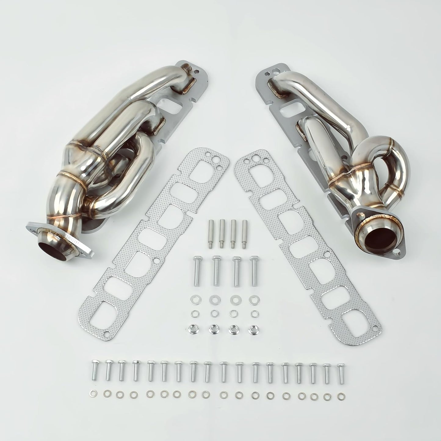 Exhaust Header kit For Dodge Ram 1500 5.7L 2009-2018，2009 2010 2011 2012 2013 2014 2015 2016 2017 2018 Dodge RAM 1500 Exhaust Manifold Header kit