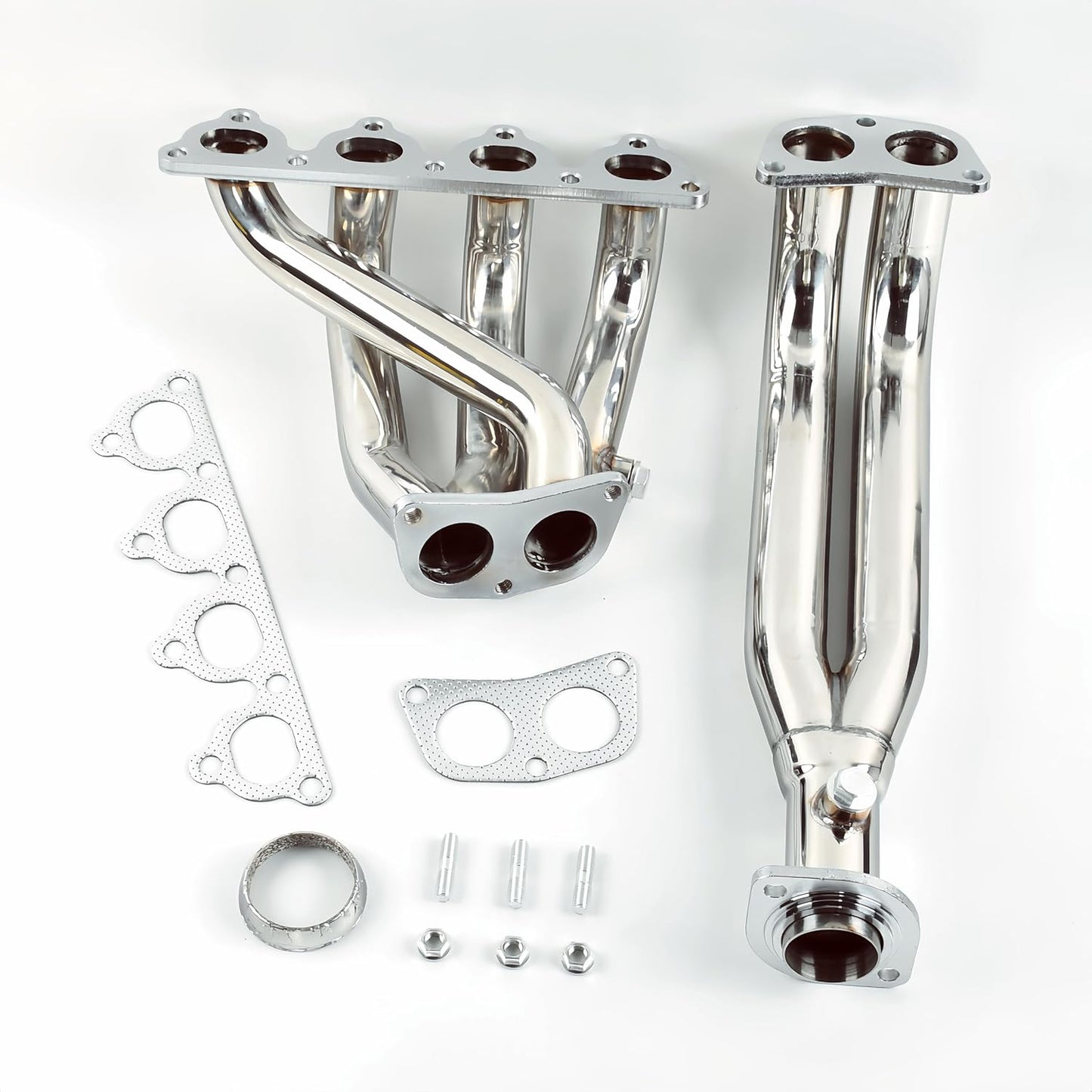 Exhaust Header kit For Honda Civic (EJ/EG/EH/EK) 1988-2000 D15 1.5L|1.6L，1988 1989 1990 1991 1992 1993 1994 1995 1996 1997 1998 1999 2000 Honda Civic Exhaust Manifold Header kit