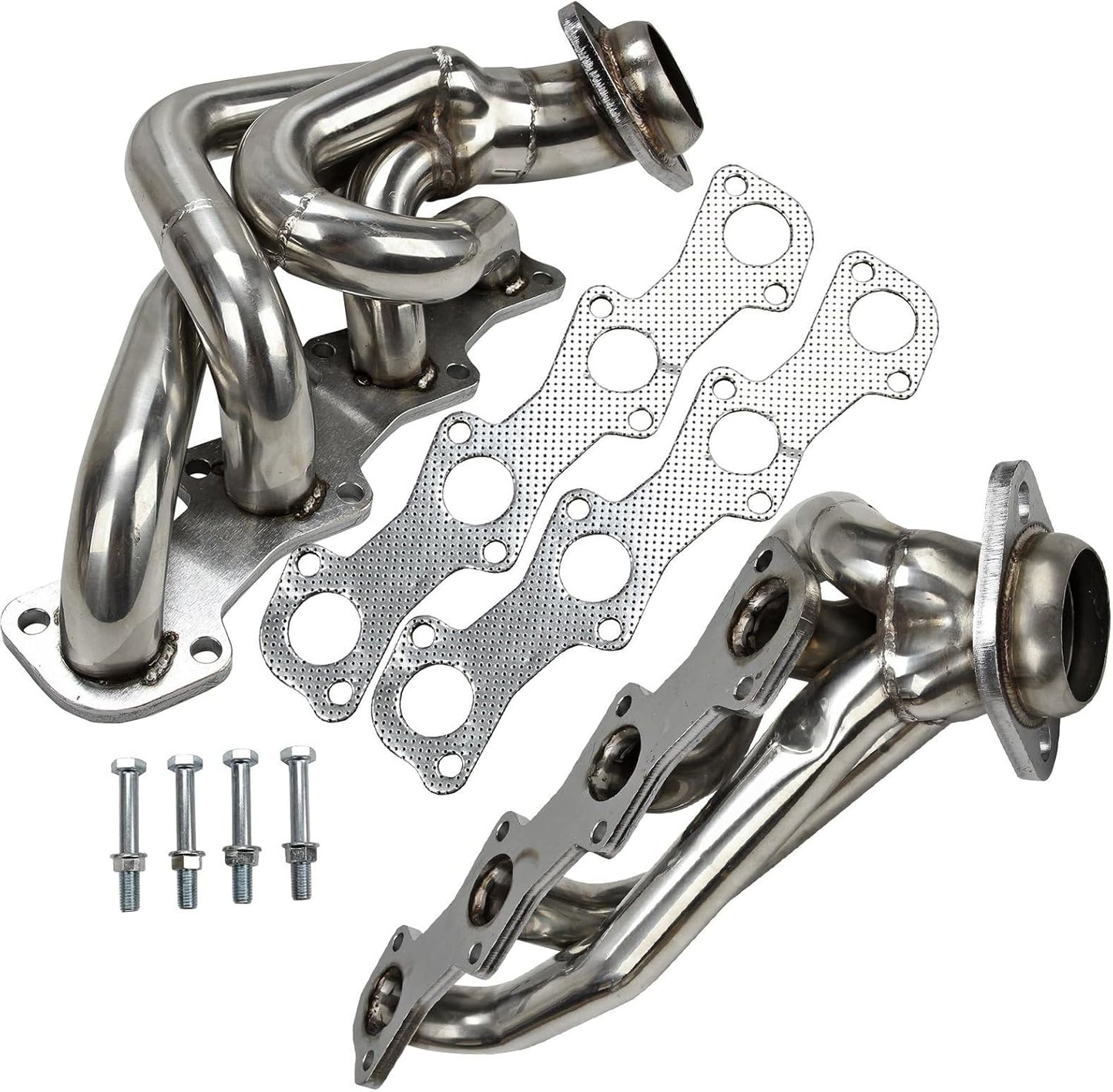 Stainless Steel Performance Exhaust Header Manifold For Ford F150 F250 EXPEDITION V8 5.4L 1997 1998 1999 2000 2001 2002 2003