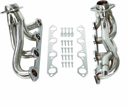 Exhaust Header kit For 1987-1996 Ford F150 F250 Bronco 5.8L V8，1987 1988 1989 1990 1991 1992 1993 1994 1995 1996 Ford F-150/F-250/Bronco Exhaust Headers Manifold