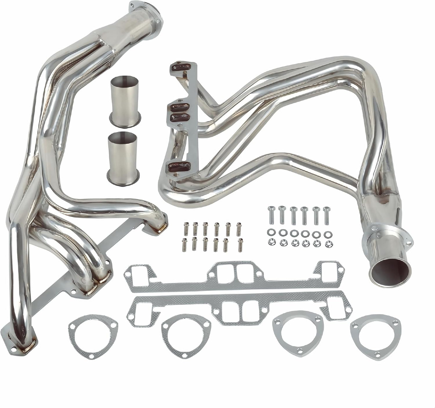 Exhaust Headers kit for 1972-1991 Dodge D100 / D150 / D200 / D250 / Ramcharger / RD200 / W100 / W150 / W200 / W250 & Plymouth Trailduster ，5.2L, 5.9L V8 ，Stainless Steel