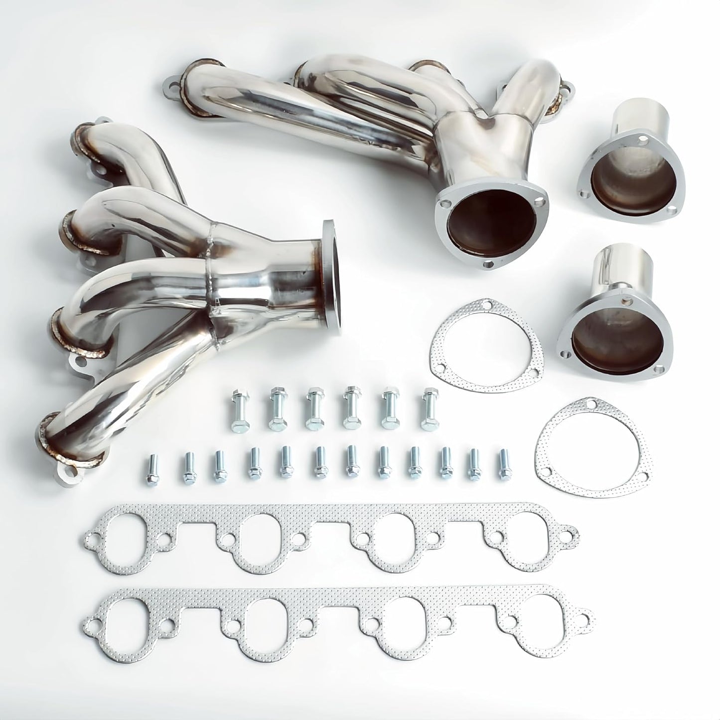 Exhaust Header kit For Ford Big Block 429 460 7.0L 7.5L 1969-1977，Country & Custom & Elite & Falcon & Fairlane & Galaxie & Gran Torino & LTD & Mustang & Ranchero & Thunderbird Exhaust Headers Manifold