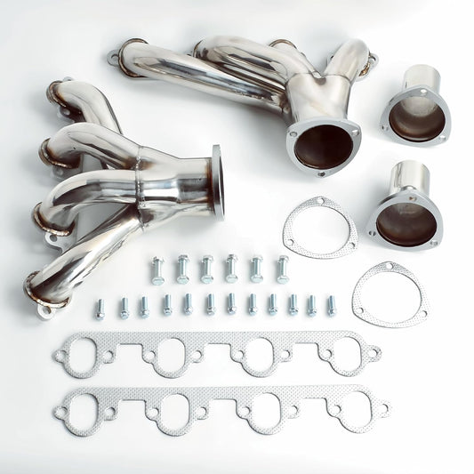 Exhaust Header kit For Ford Big Block 429 460 7.0L 7.5L 1969-1977，Country & Custom & Elite & Falcon & Fairlane & Galaxie & Gran Torino & LTD & Mustang & Ranchero & Thunderbird Exhaust Headers Manifold